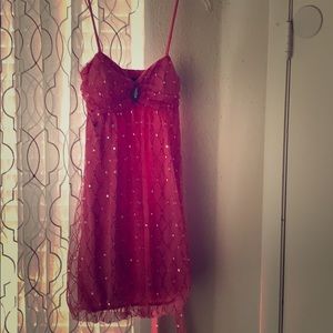 Pink sparkle princess dress